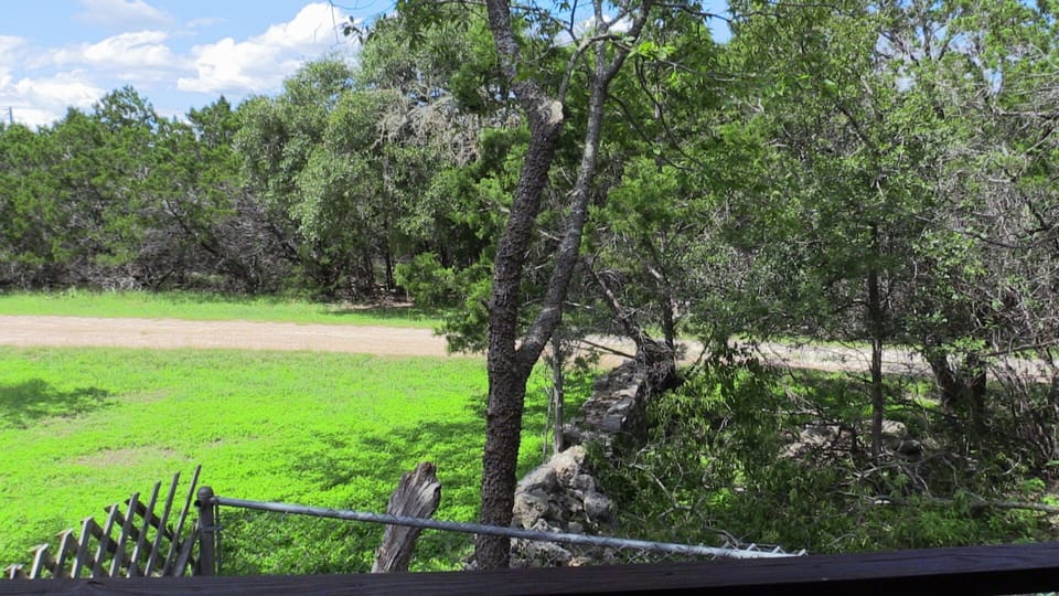 country view from deck