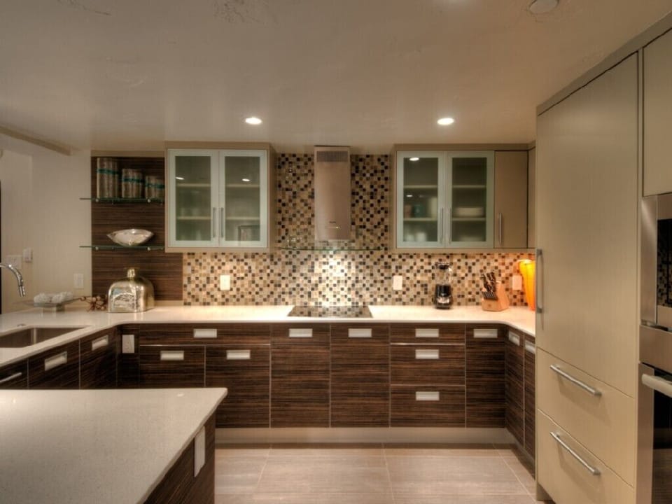 Fully stocked kitchen with Miele appliances