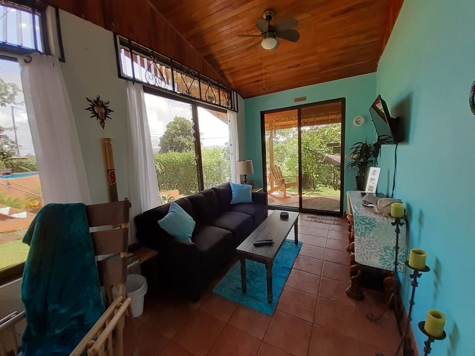 Media Room / Sun Room with HDTV & 
Extensive DVD collection