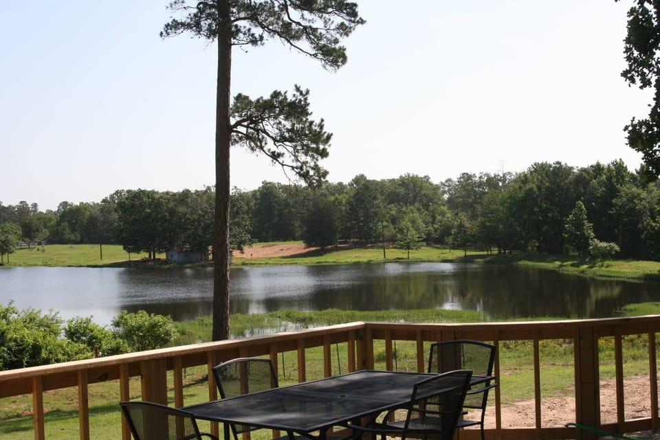 Pack your fishing poles for a trip to this unique cabin vacation!