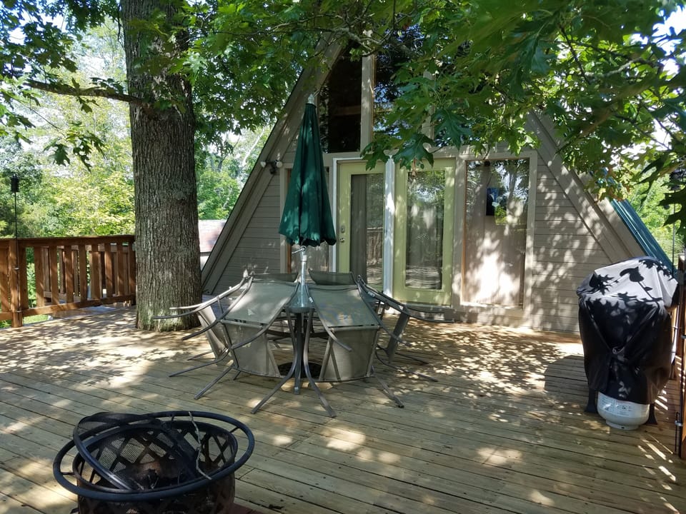 Lakefront side of home