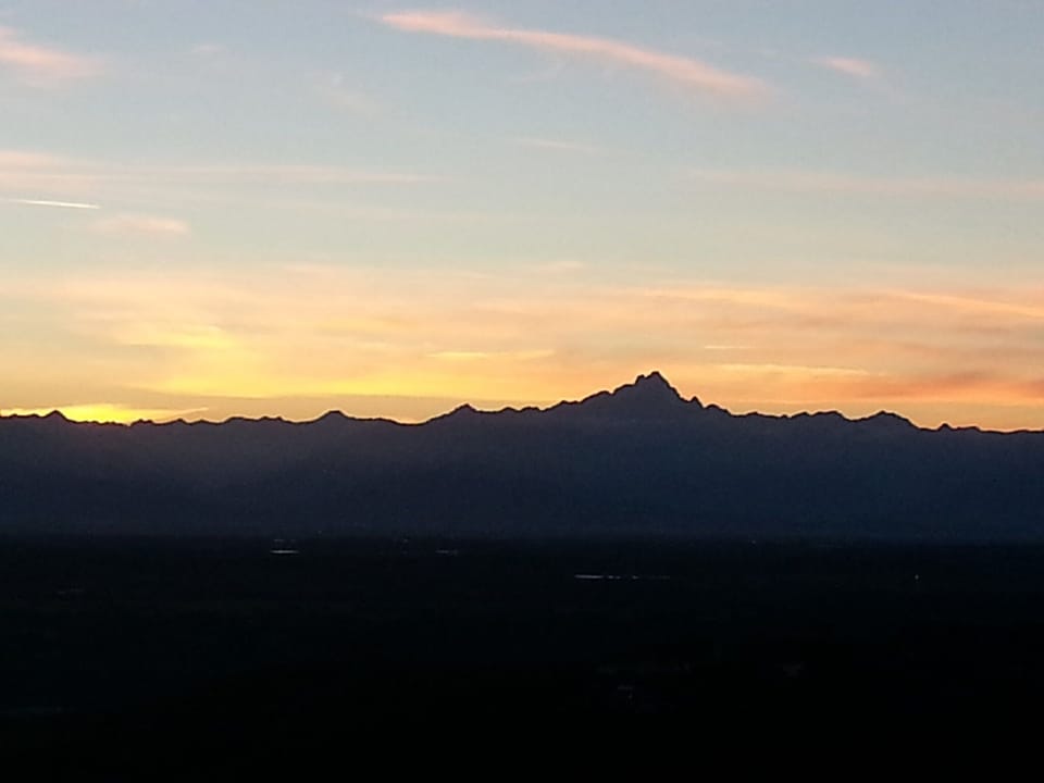 Monviso at sunset