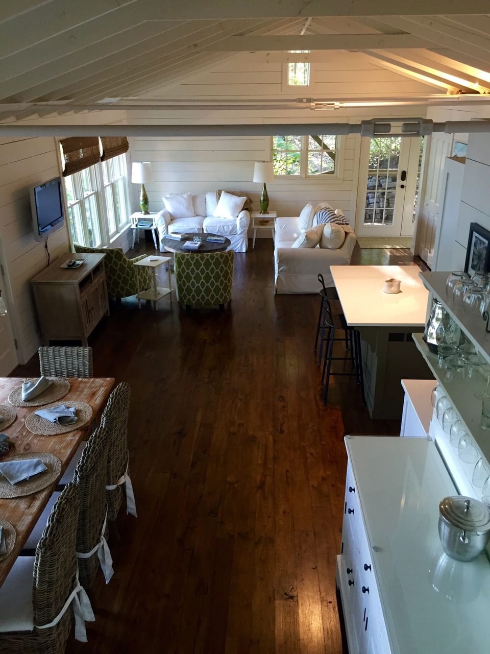 The view from the loft