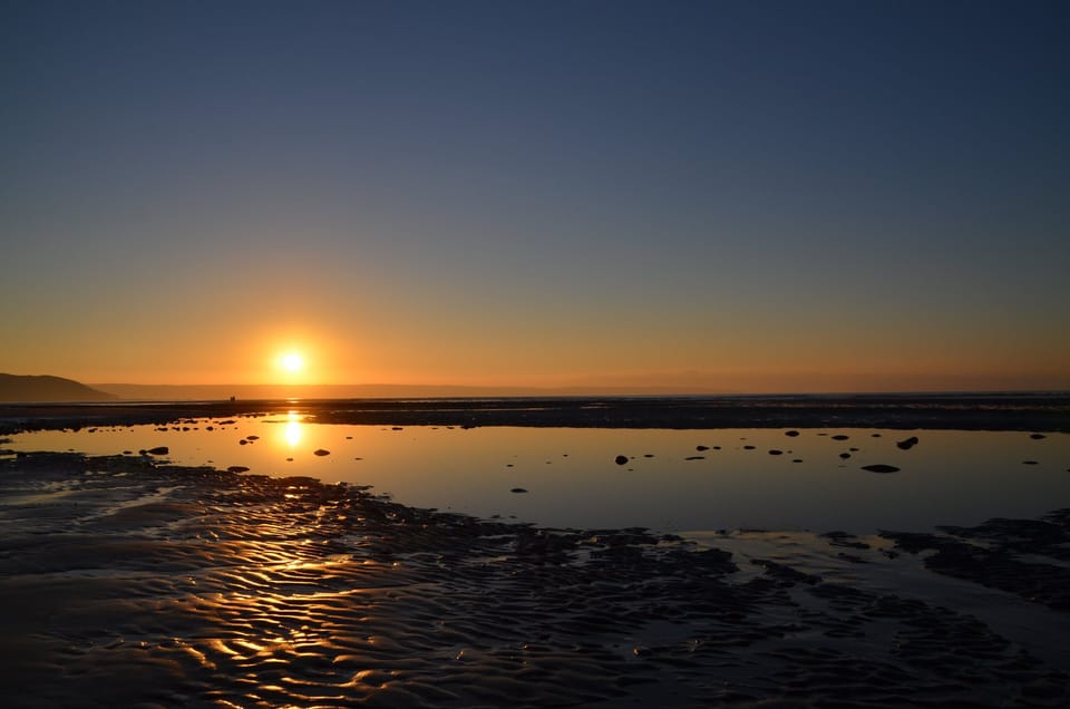 Magical Westward Ho sunset, which create a beautiful and a memorable experience
