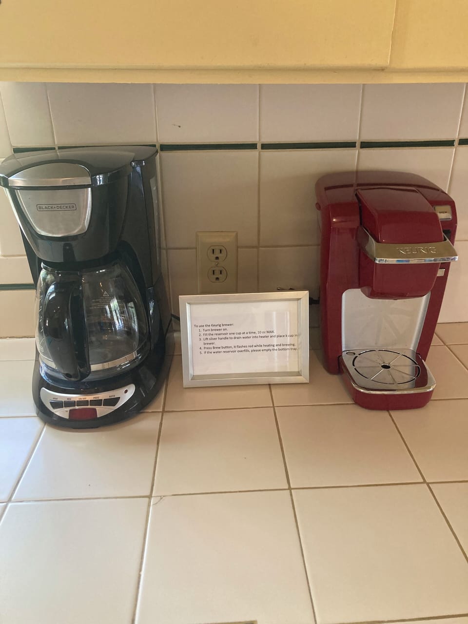 Drip and Keurig Mini coffee makers