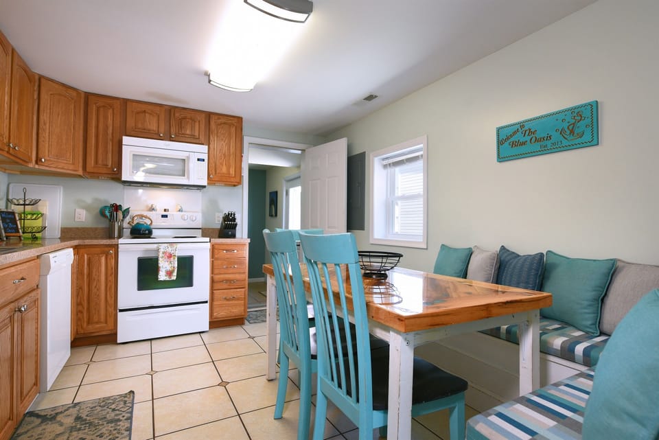 Kitchen and dining area