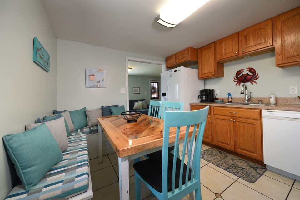 Beautiful hand-built kitchen table