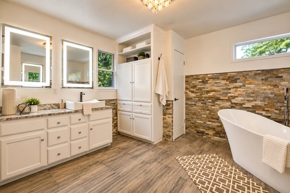 Master bathroom
