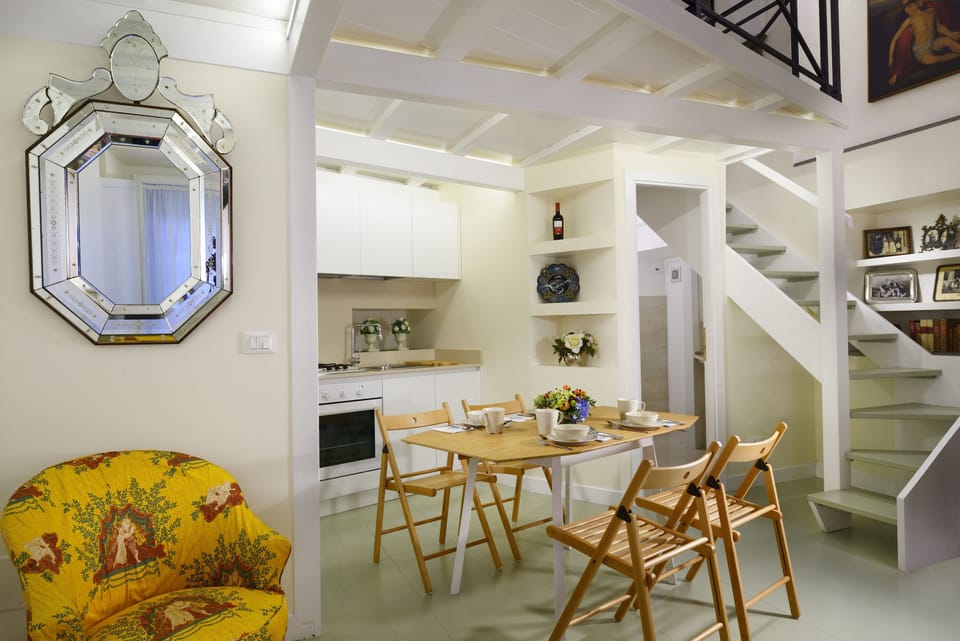 Kitchen equipped with Microwave, Dishwasher, Washing Machine, toaster kettle ...