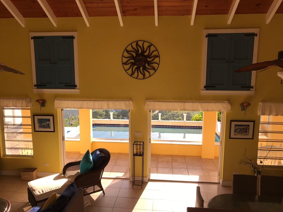 Entrance view from top of stairs