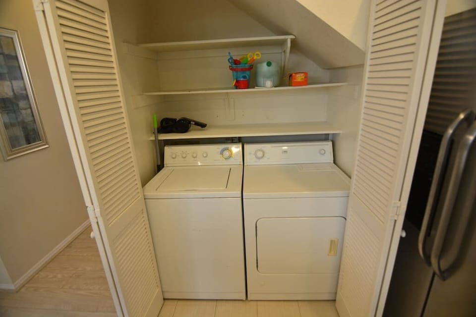 Full size washer and dryer