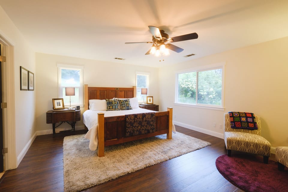 Large master bedroom.