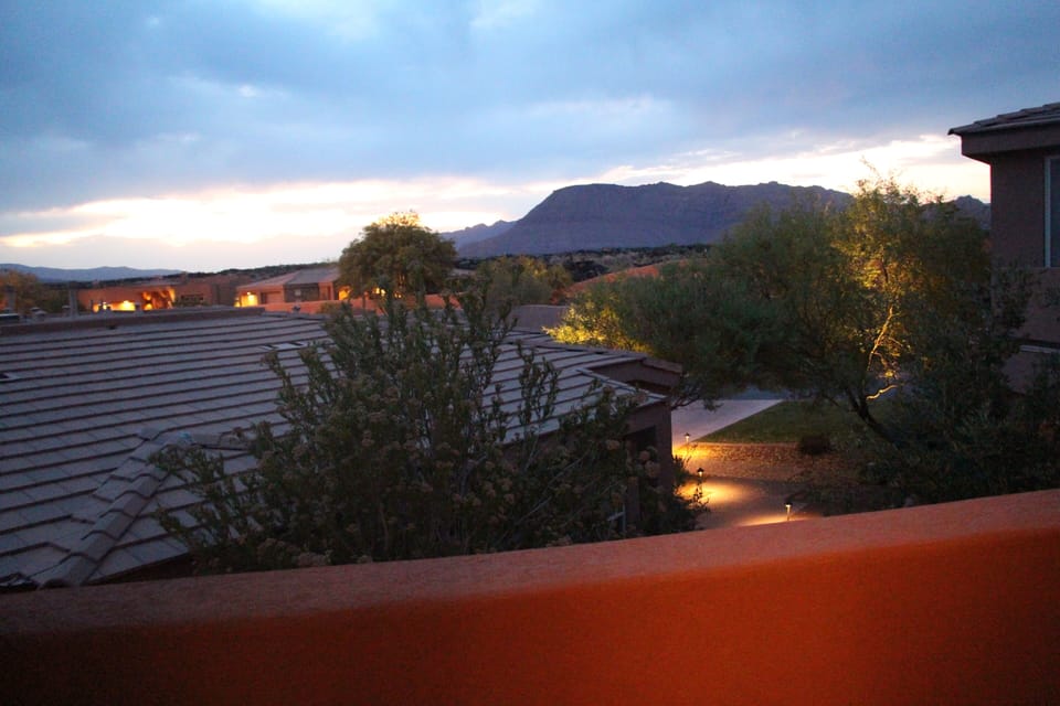 Evening View from Balcony