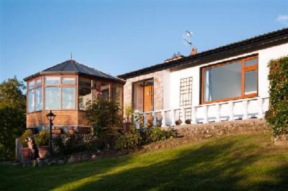 View to front of house from garden