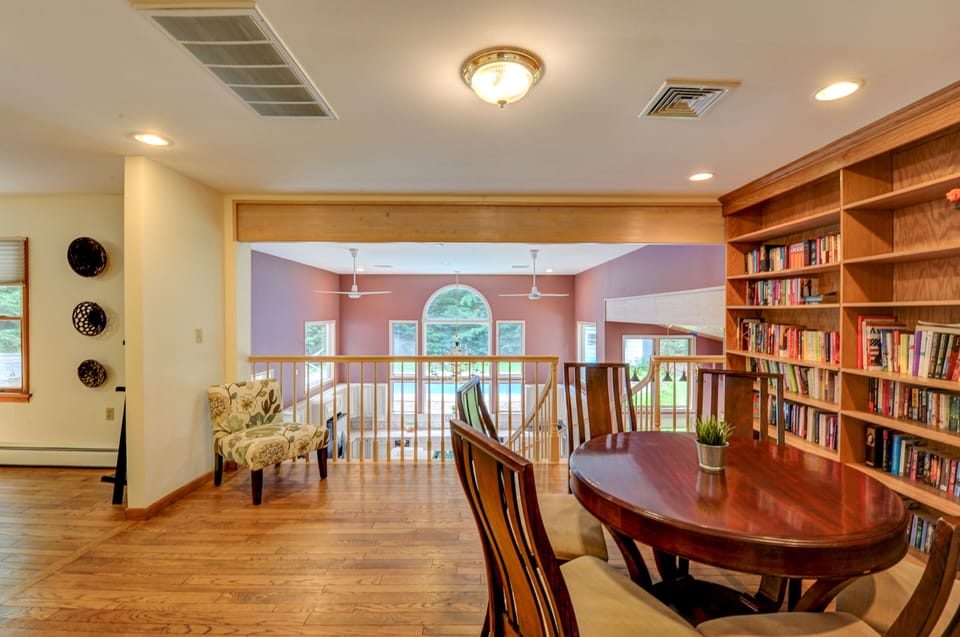 play some board games in the library