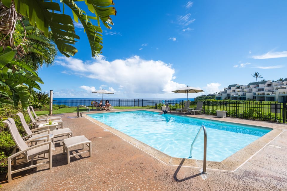 Pool with Ocean Views