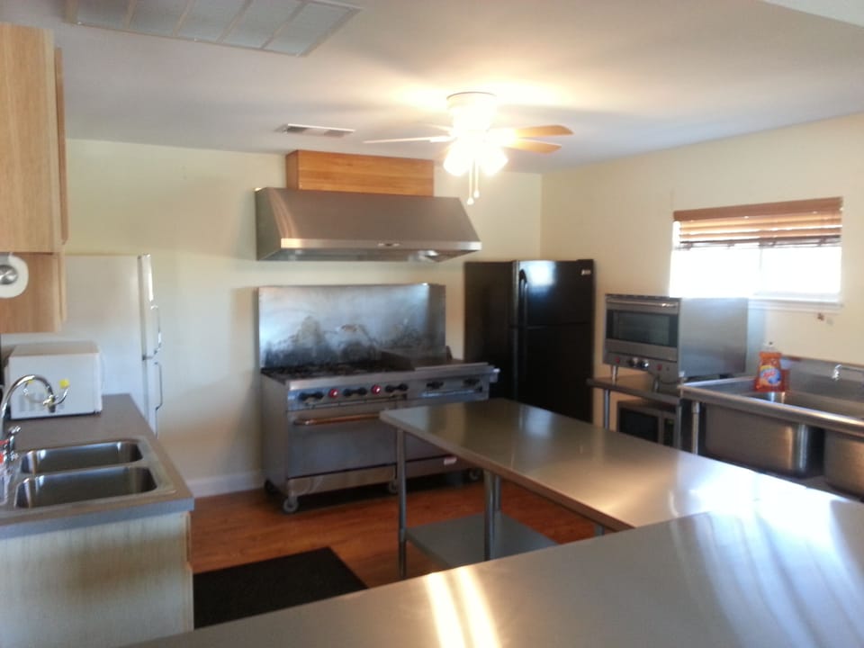 The kitchen at the Guesthouse