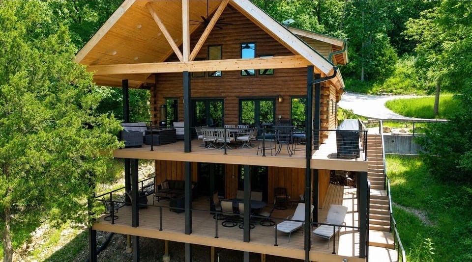 Plenty of seating area and room to stretch out across 2 expansive covered decks!