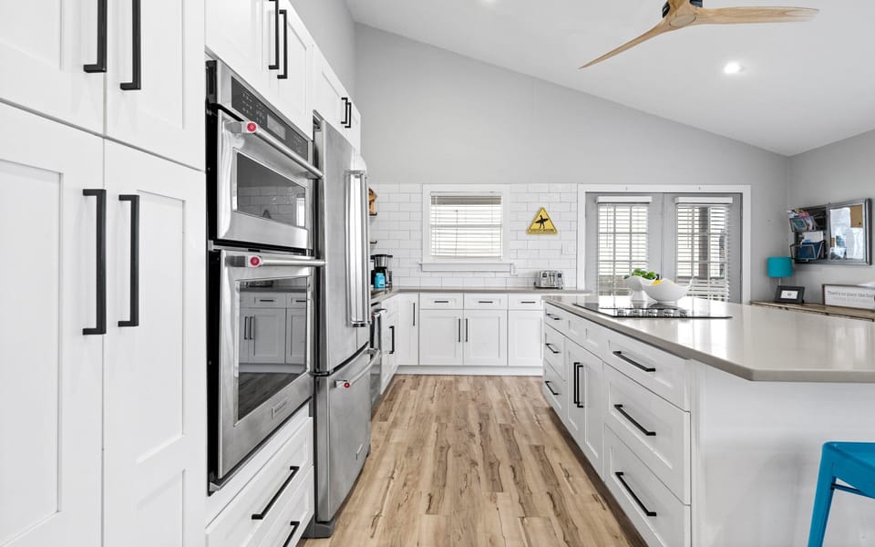 High end appliances make cooking enjoyable!