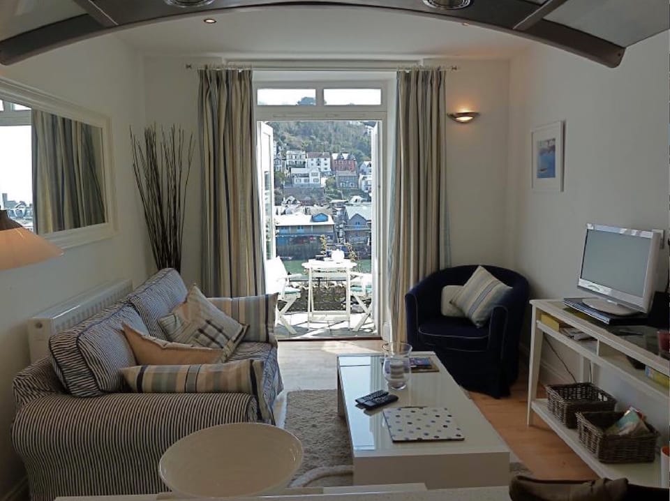 Lounge with French doors