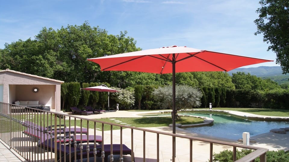 Garden and pool