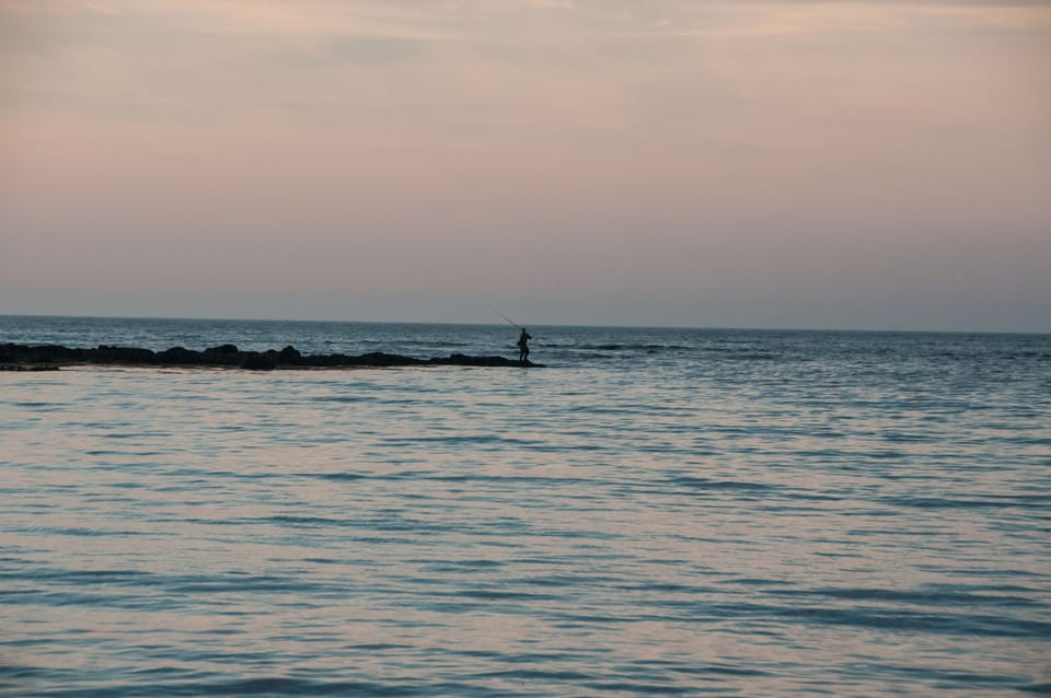 Fish across the street from the house or be as adventurous as this fisherman.