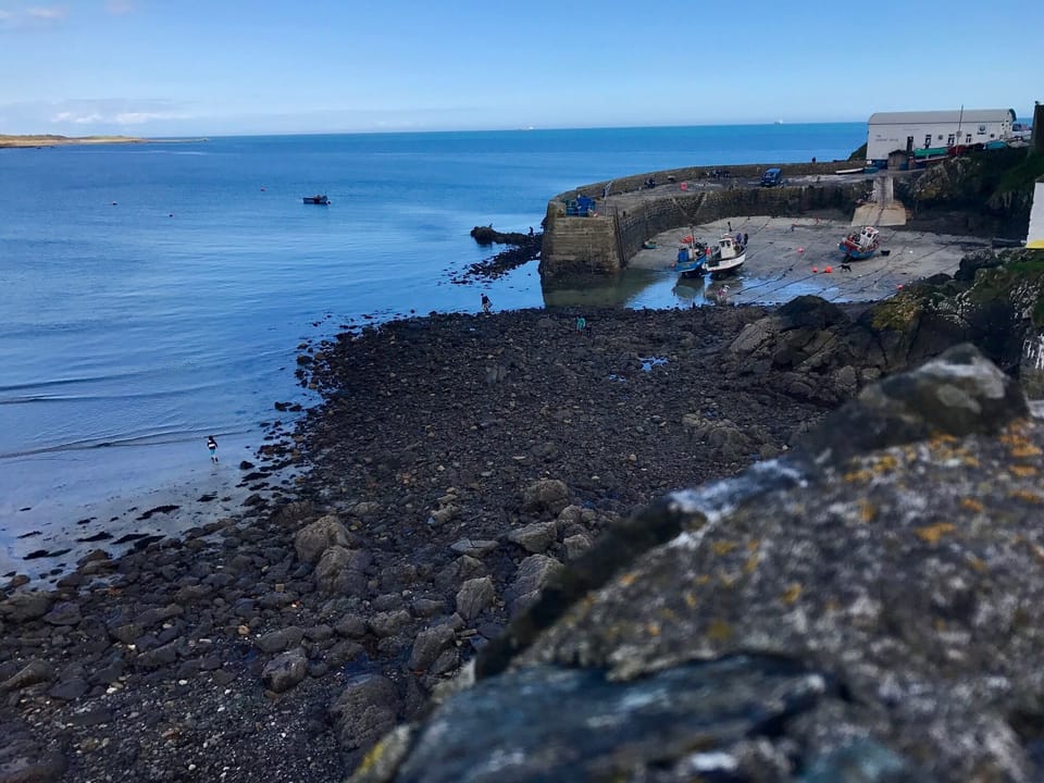 Coverack harbour