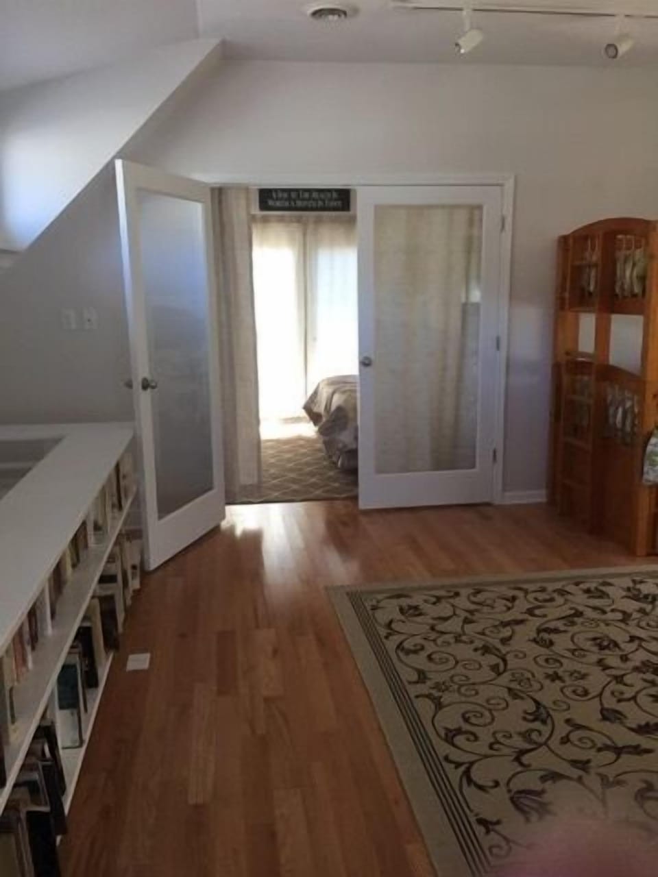 View into upstairs Bedroom from Loft