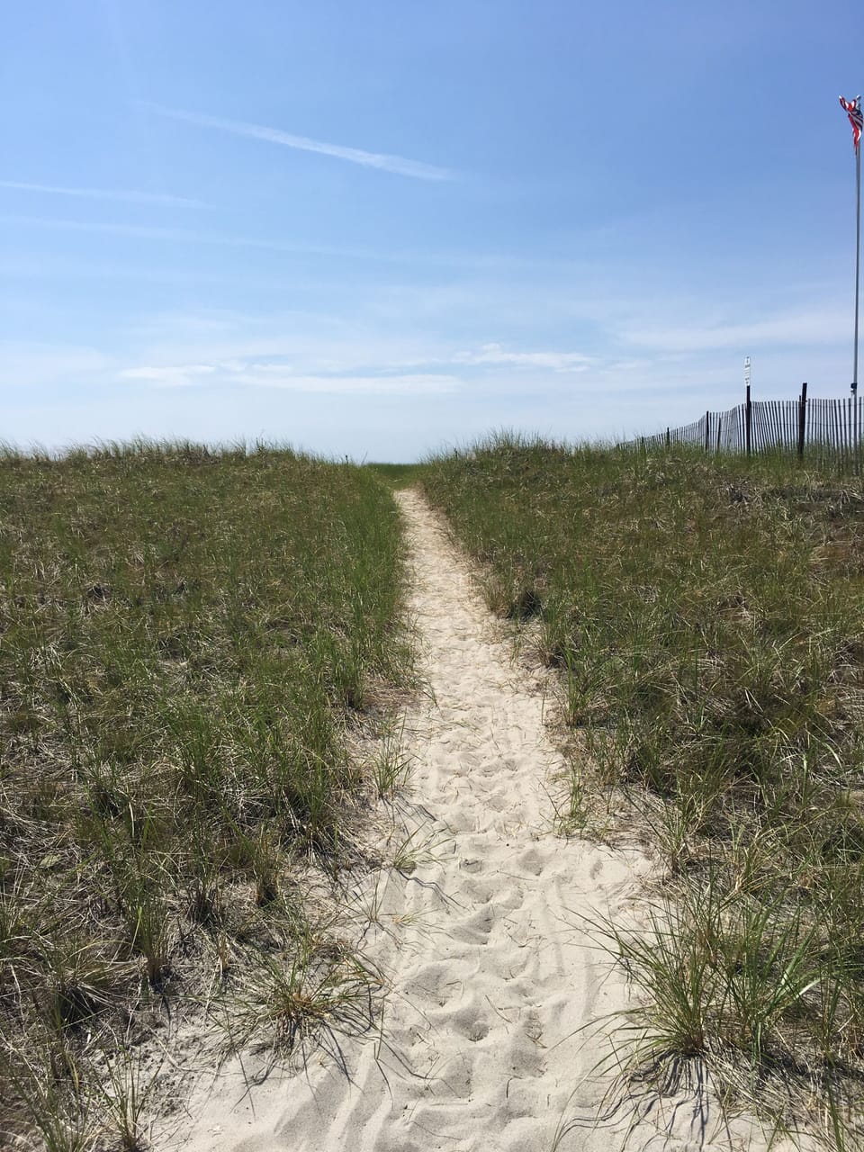 Beach right of way