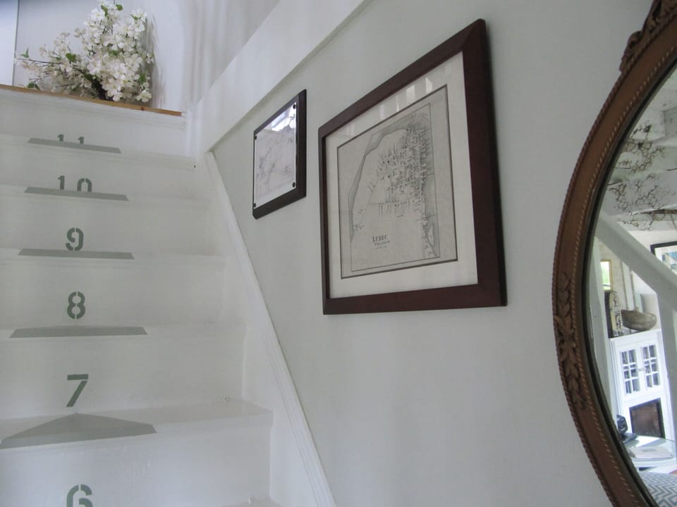 Delight in the cottage's decor.