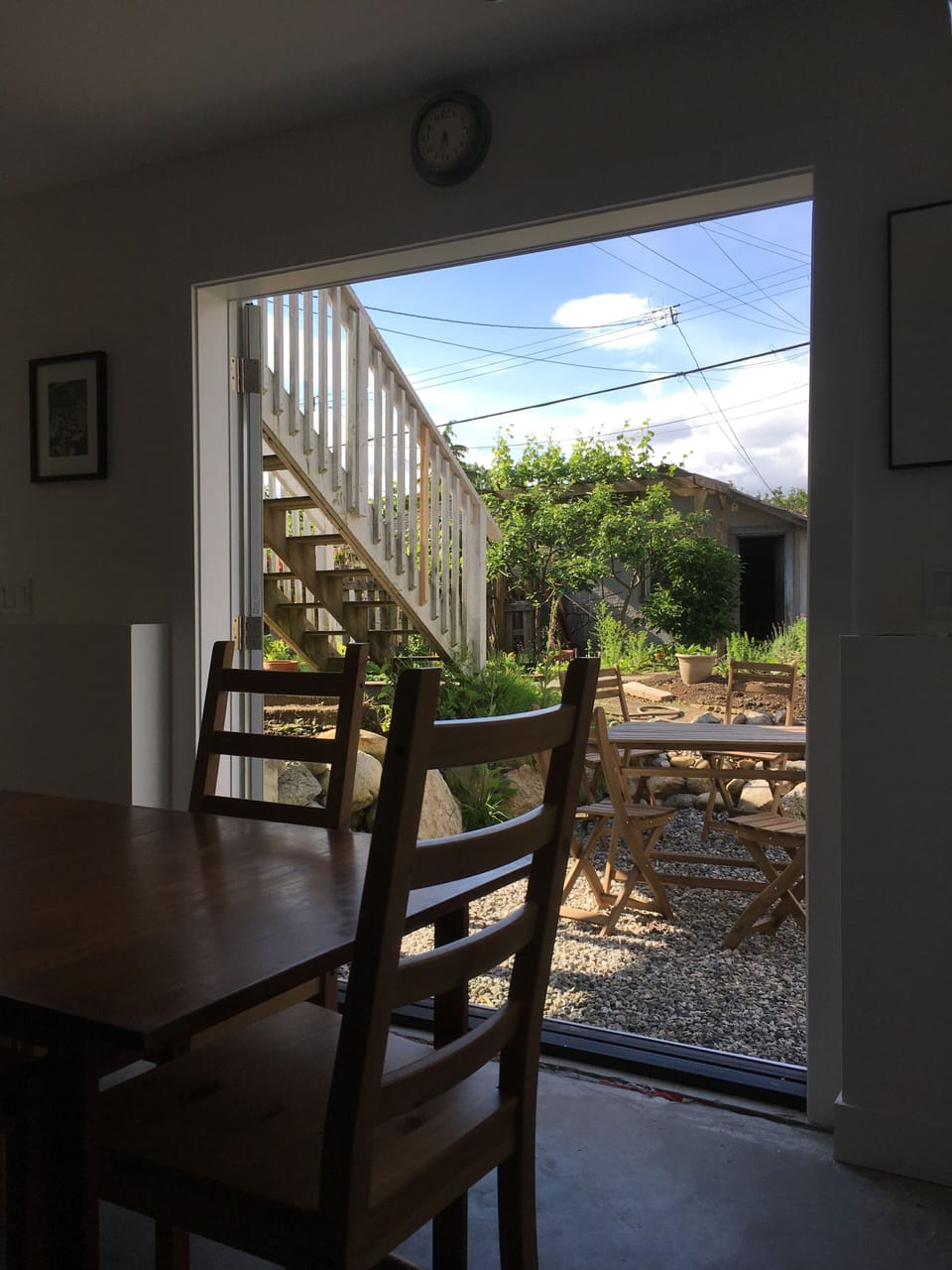 beautiful day to open the dining room doors