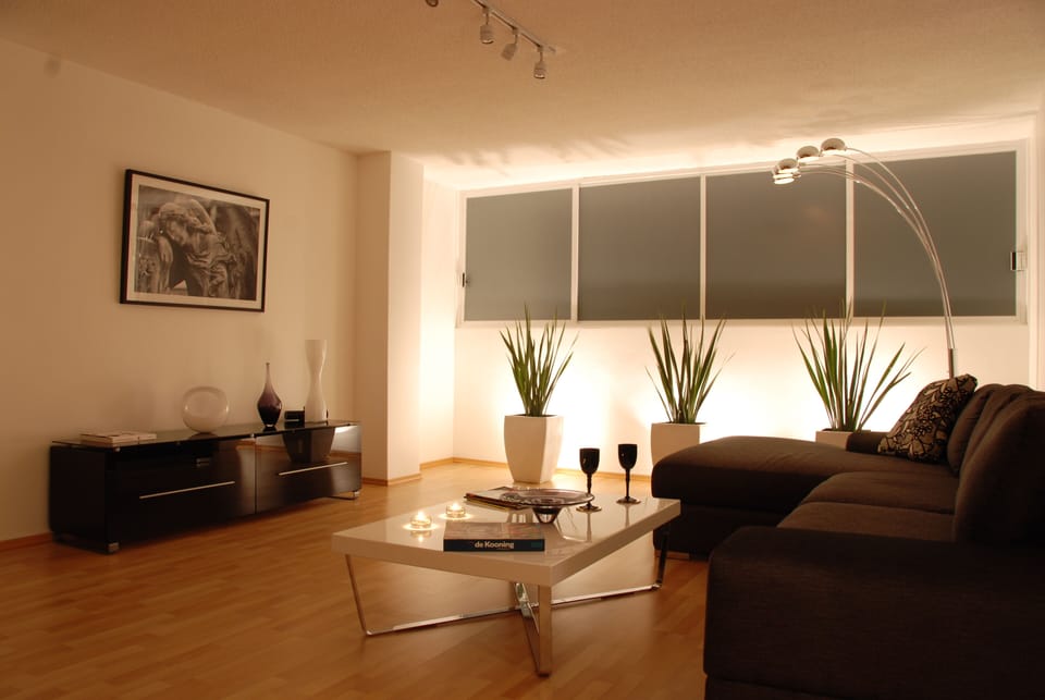 Modern & Minimalist Decor Adds a Peaceful Contrast to the Outside World
