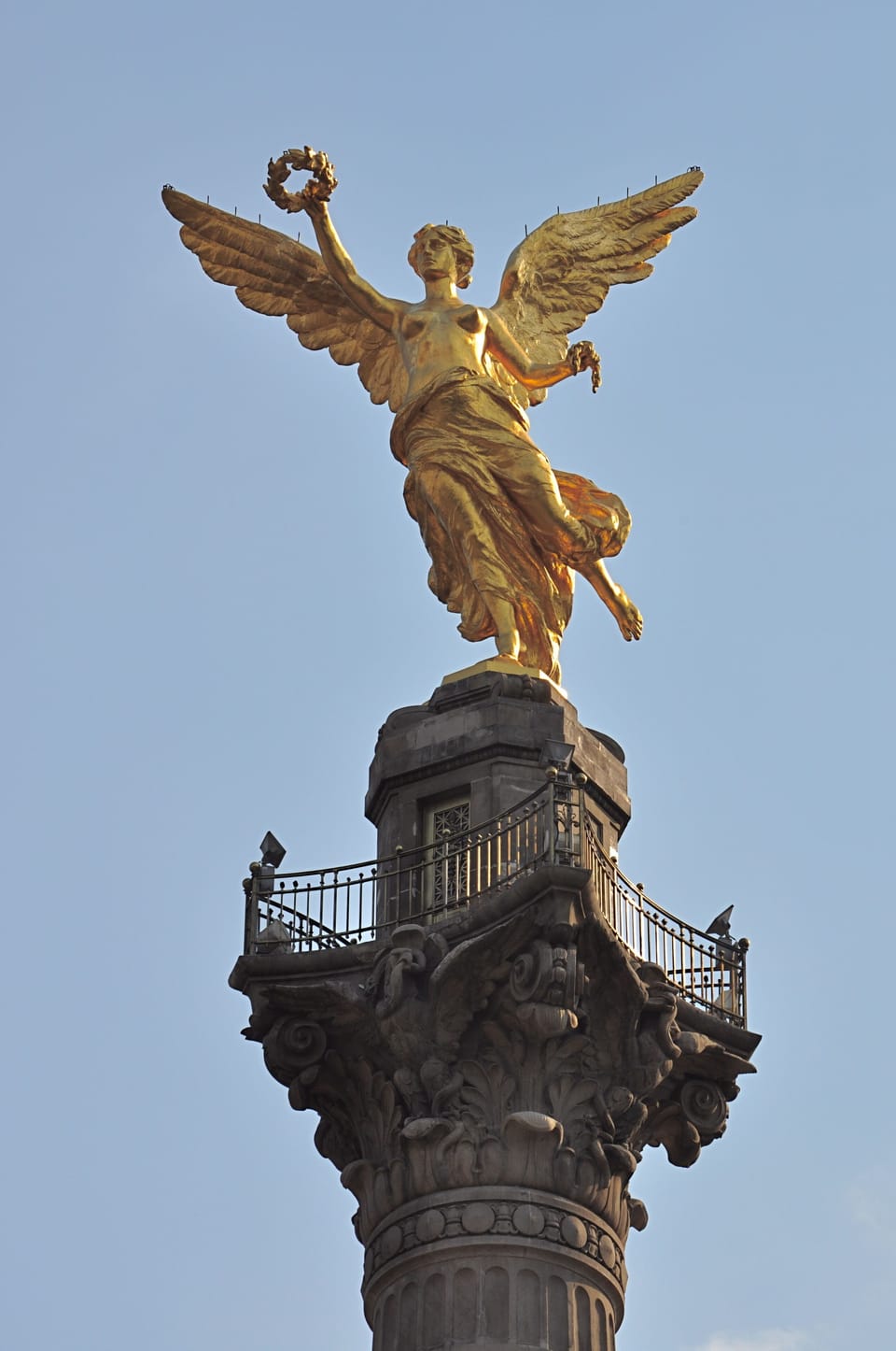 We Are One Blocks Away from the Iconic Angle of Independence on Reforma Avenue