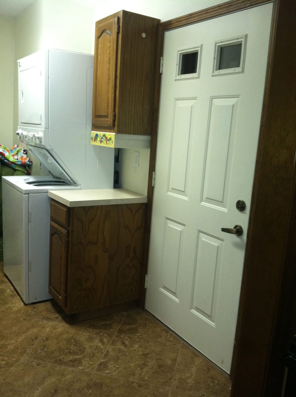 Laundry room with washer and dryer