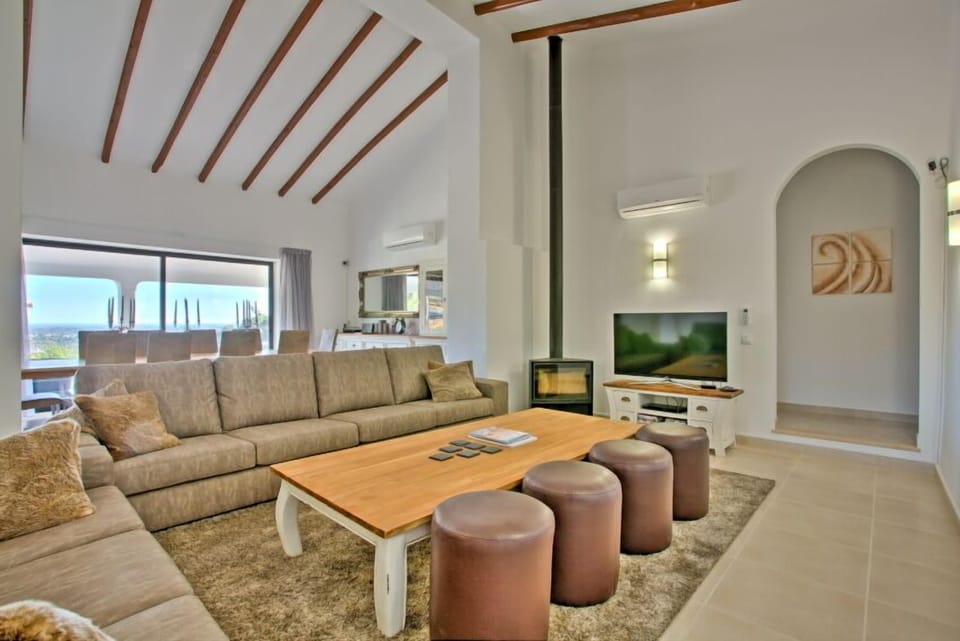 Reception room in main villa