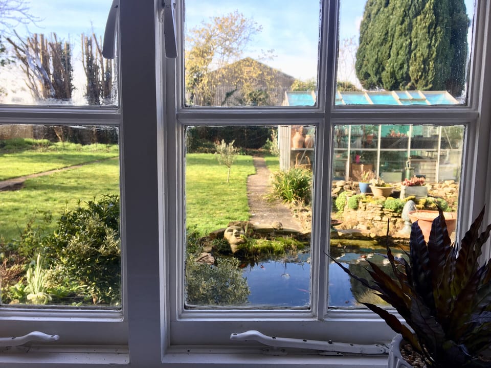 View from sitting room 