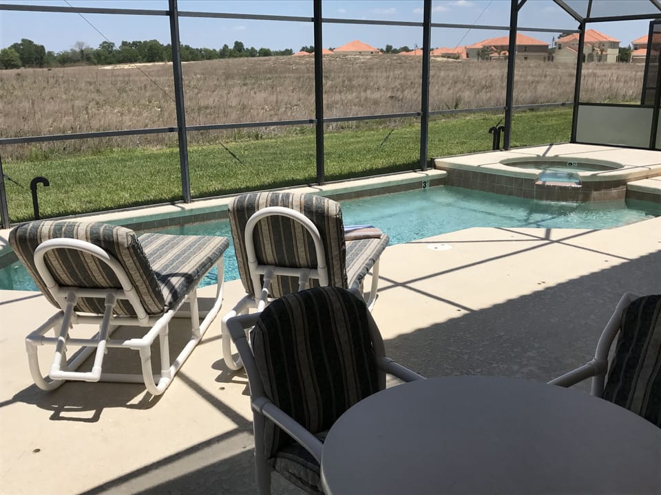 Cool off in the pool or enjoy some time in the spa!