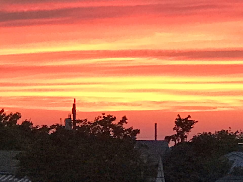 Sunset views from the front deck