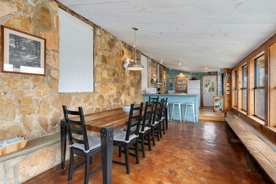 Dining table will seat up to 12!