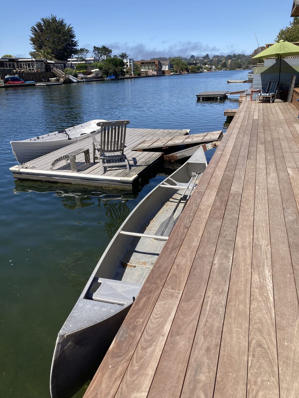 One of two canoes for your use