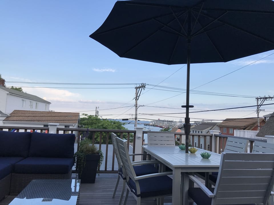 Dine out on the deck!