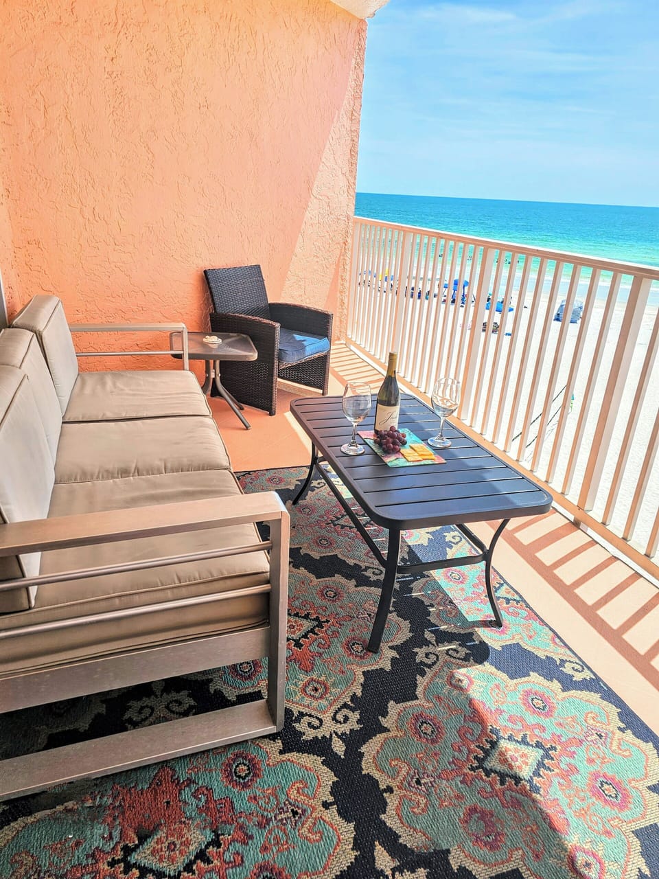 Spend hours on this balcony in this rare corner 2/2 Gulf front condo!
