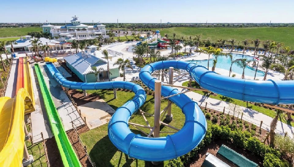 4 mins walk to our community waterpark 