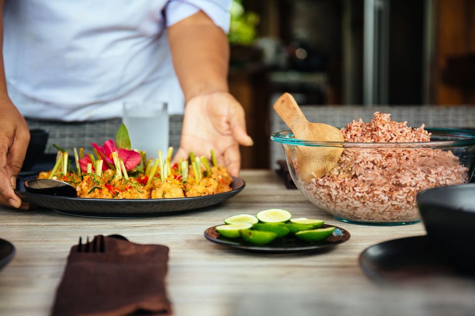 Local specialties prepared by head chef