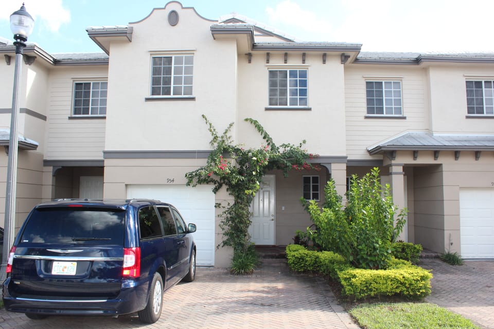 Front of the townhouse