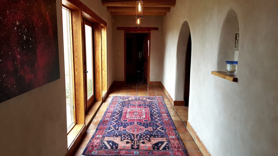 Hallway to Central Courtyard and Bedroom wing