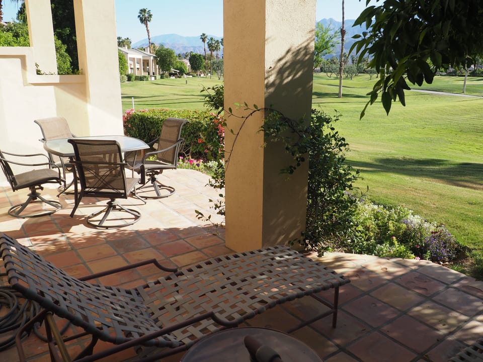 Back Patio, off of Living Room.