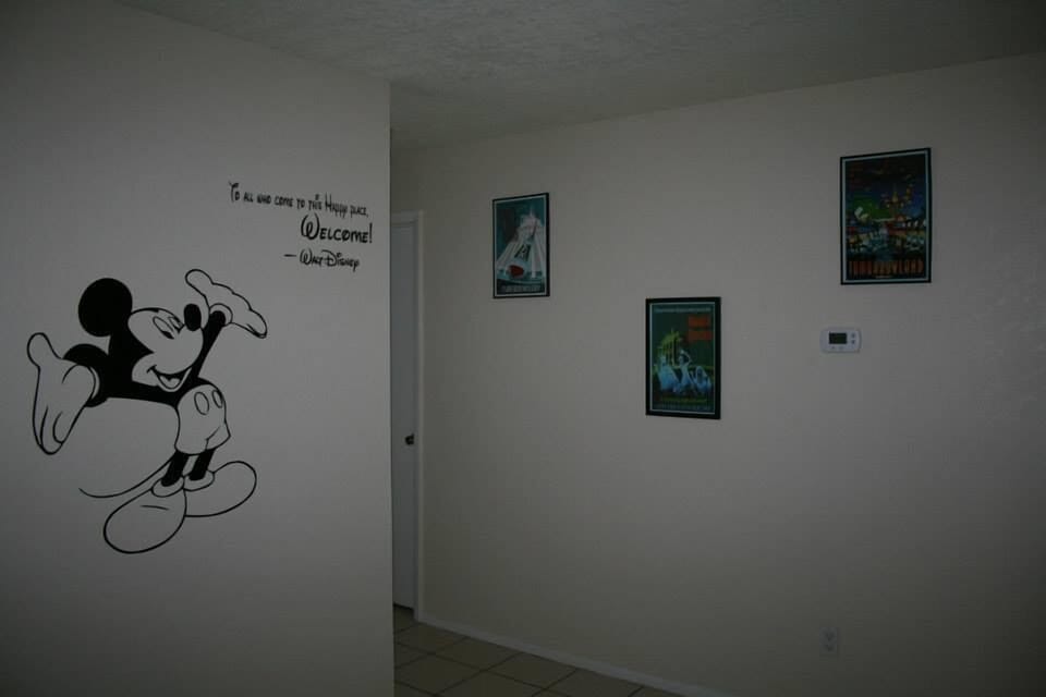 Hallway with retro Disney World Posters