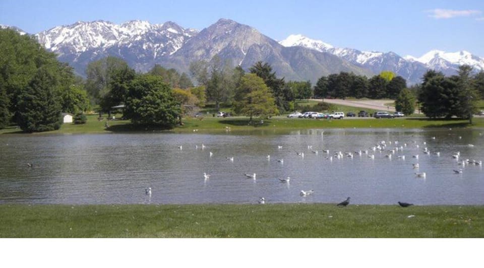 This is the beautiful sugar house park. A 5-minute walk from the condo!