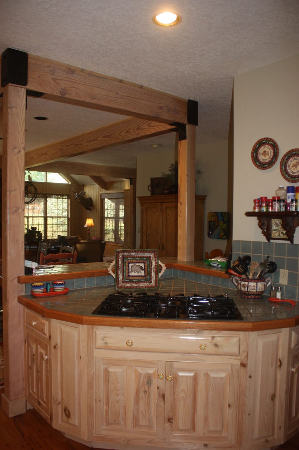 Open concept kitchen, so the chefs don't miss out on the fun!